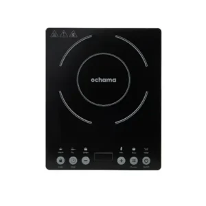 ochama Plaque à Induction 2000W Haute Puissance, Réchaud Électrique avec Panneau Tactile et Revêtement Durable, 10 Niveaux de Puissance et 6 Modes de Cuisson, Idéal pour Fondue et Cuisine Domestique, Sécurité Renforcée