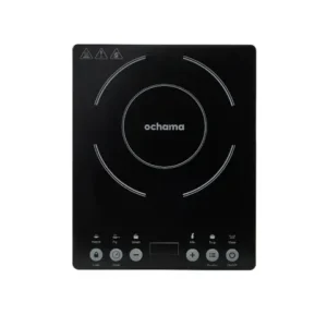 ochama Plaque à Induction 2000W Haute Puissance, Réchaud Électrique avec Panneau Tactile et Revêtement Durable, 10 Niveaux de Puissance et 6 Modes de Cuisson, Idéal pour Fondue et Cuisine Domestique, Sécurité Renforcée