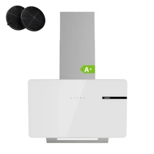 Ciarra Hotte aspirante inclinée avec commande tactile 60 cm - Blanc