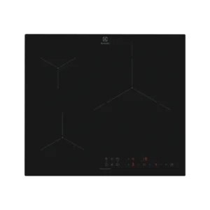 Electrolux Plaque de cuisson vitrocéramique à induction - Série 500 - SaphirMatt® SE - 60 cm - 3 zones - PowerBoost - Hob2Hood - Noir mat