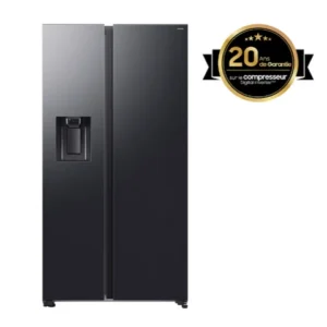 Réfrigérateur Américain Samsung Bespoke AI - Carbone - Twin Cooling : deux systèmes de refroidissement - 634 L - Classe C - RS70F66KCF